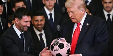 আপনাকে হোয়াইট হাউজে স্বাগতম লিওনেল মেসি: ট্রাম্প