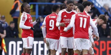 আর্সেনাল এফএ কাপের কোয়ার্টার ফাইনালে