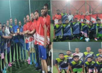 প্রদর্শনি ম্যাচে হার্ভার্ড ফুটবল একাডেমি ৭-২ গোলে হারিয়েছে সোনালী অতীত নাইট ফুটবল দল শ্রীমঙ্গলকে