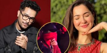 মুখ ঢেকে ‘প্রেমিকের’ কনসার্টে হাজির হানিয়া আমির