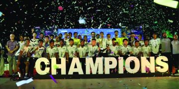 সাফজয়ী যুবাদের জমকালো সংবর্ধনায় অর্থ পুরস্কারের ঘোষণা