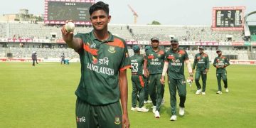 নাহিদ রানা একটি ছাড়া সবই ১৪০ কিমি গতির বল করেছেন