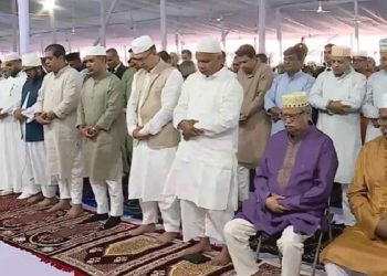 জাতীয় ঈদগাহে ঈদুল আজহার প্রধান জামাত অনুষ্ঠিত