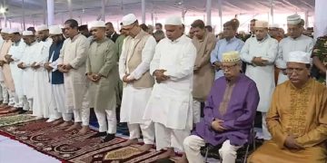 জাতীয় ঈদগাহে ঈদুল আজহার প্রধান জামাত অনুষ্ঠিত