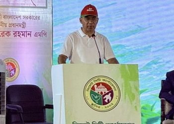 সিলেট নগর সুরক্ষা বাঁধ প্রকল্পের ভিত্তিপ্রস্তর স্থাপন করলেন প্রধানমন্ত্রী তারেক রহমান