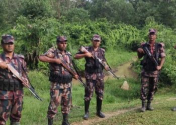 বিএসএফের গুলির জবাবে বিজিবির পাল্টা ফায়ার