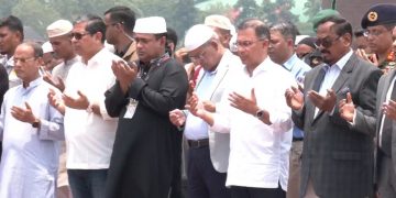 সাবেক প্রতিমন্ত্রী মিজানুর রহমান সিনহার জানাজা সম্পন্ন