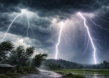 দেশের ১০টি অঞ্চলে ঝোড়ো হাওয়াসহ বজ্রবৃষ্টির আভাস