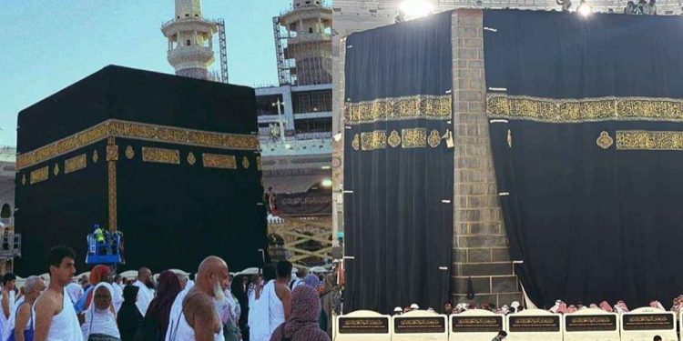 আজ রাতেই নতুন গিলাফে সজ্জিত হবে পবিত্র কাবা