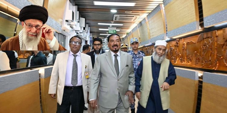 আয়াতুল্লাহ খামেনির জানাজায় অংশ নিতে ইরানের পথে স্পিকার