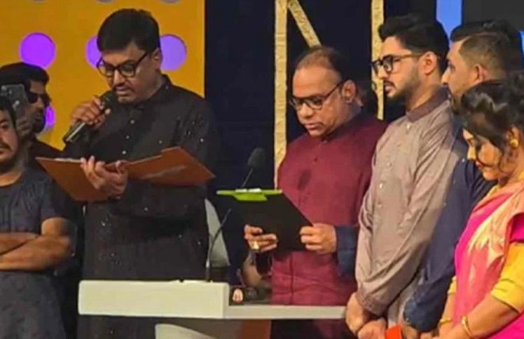শপথ নিলো বাংলাদেশ চলচ্চিত্র শিল্পী সমিতির নতুন কমিটি