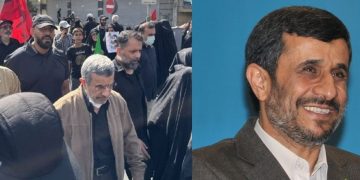 মৃত্যুর গুঞ্জন উড়িয়ে খামেনির শোকযাত্রায় মাহমুদ আহমাদিনেজাদ