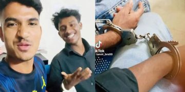 মাদারীপুর সদর থানার ভেতর হ্যান্ডকাফ পরা আসামির টিকটক, ভিডিও ভাইরাল