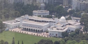 ২৩তম রাষ্ট্রপতির শপথ অনুষ্ঠানের জন্য প্রস্তুত বঙ্গভবন