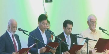শপথ নিলেন ৪ মন্ত্রী ও ২ প্রতিমন্ত্রী
