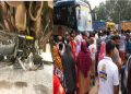 বাসচাপায় ঝিনাইদহে স্ত্রী নিহত, আহত সেনাসদস্য স্বামী