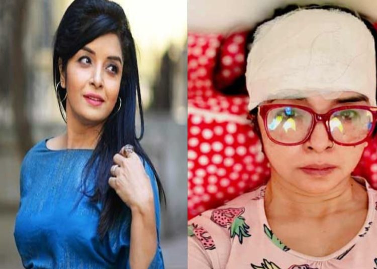 অভিনেত্রী এলিনা শাম্মী সড়ক দুর্ঘটনায় গুরুতর আহত, ১৫টি সেলাই লেগেছে কপালে