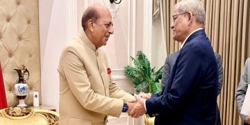 রাষ্ট্রপতির সঙ্গে সাক্ষাৎ করলেন ভারতীয় হাইকমিশনার