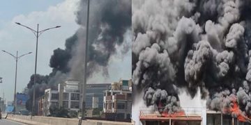 ধানমণ্ডি ও মহাখালীতে  আগুন, নিয়ন্ত্রণে কাজ করছে ফায়ার সার্ভিস