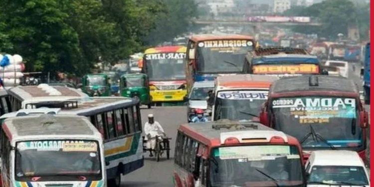 জ্বালানি তেলের দাম বাড়ার পর বাড়ল বাস ভাড়া