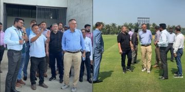 আনভীর ক্রিকেট স্টেডিয়াম পরিদর্শন করলো বিসিবির প্রতিনিধি দল