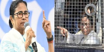 ভারতের রাজধানী দিল্লিতে মমতা ব্যানার্জী আটক