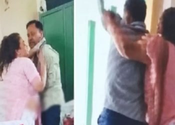 প্রধান শিক্ষক-সহকারী শিক্ষিকার মারামারির ভিডিও ভাইরাল, জানা গেল মারামারির কারণ