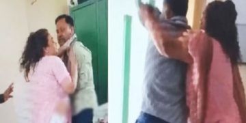 প্রধান শিক্ষক-সহকারী শিক্ষিকার মারামারির ভিডিও ভাইরাল, জানা গেল মারামারির কারণ