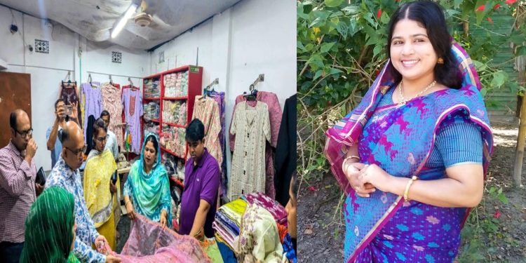নেত্রকোনায় ৫ হাজার নারী স্বাবলম্বী হয়েছে কামরুন্নাহার লিপির কারখানায়