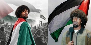 যুদ্ধবিধ্বস্ত গাজায় আহত শিশুদের পাশে দাঁড়ালেন হামজা চৌধুরী